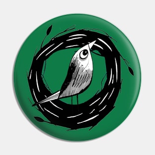 Bird Nest Pin