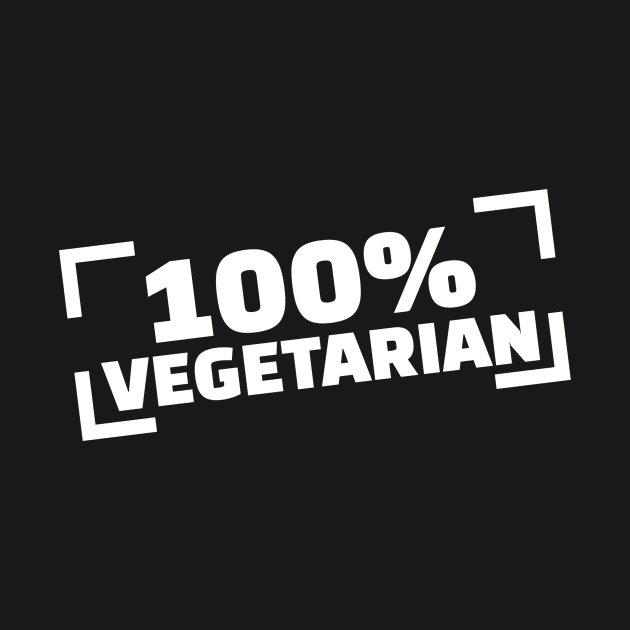 100% vegetarian by Designzz