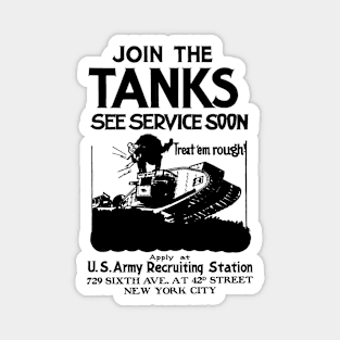 Join The Tanks Magnet