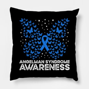 Angelman Syndrome Awareness Angelman Syndrome Butterfly Pillow