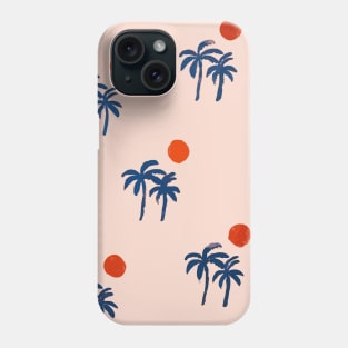 Palm Tree Sunset Pattern Phone Case