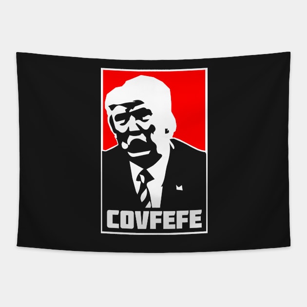 covfefe Tapestry by DinoIgnacio