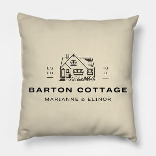 Sense and Sensibility Cottage, Jane Austen Pillow