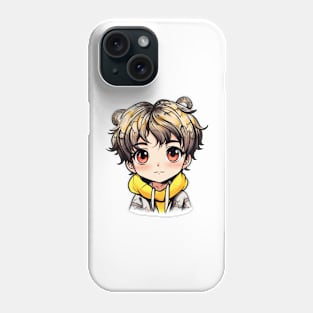 Japanese Manga Character Drawing Phone Case