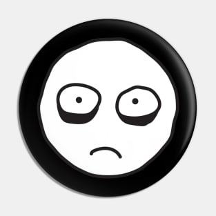 Insomnia face Pin