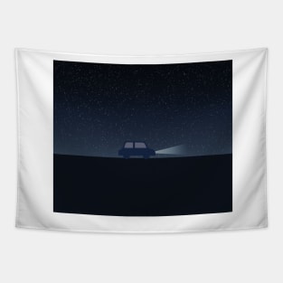 Late night drive Tapestry