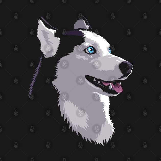 Siberian husky by albertocubatas