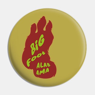 Bigfoot Alabama Pin