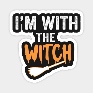 I'm With The Witch Magnet