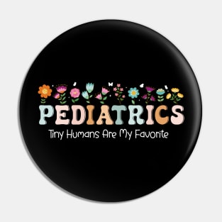 Funny Pediatric Nurse Pediatrician Doctor Cute Pediatrics Pin