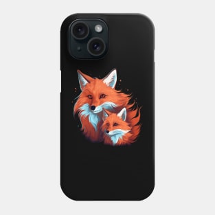 Red Fox Fathers Day Phone Case
