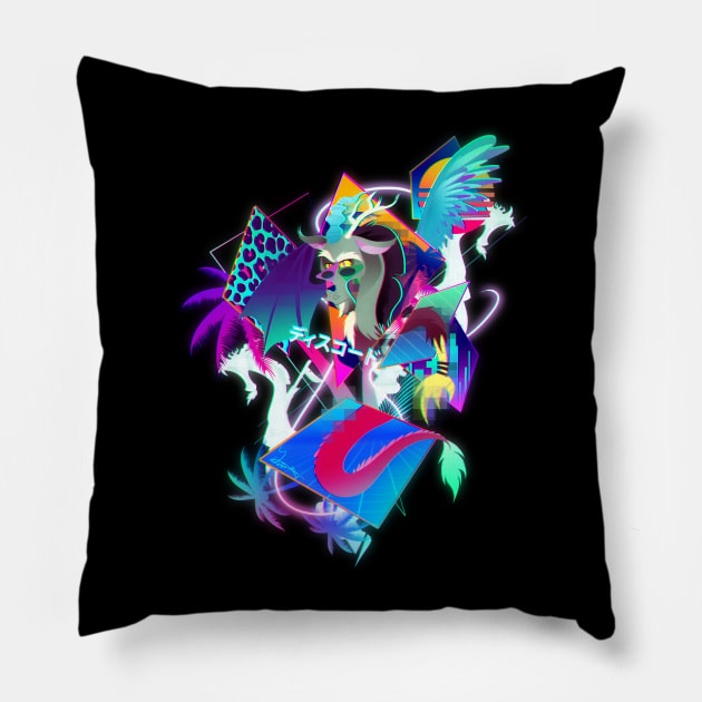 Synthwave Discord Pillow by Ilona's Store