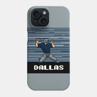 8-Bit Quarterback - Dallas Phone Case