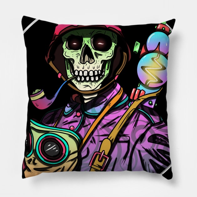 gas dude man Pillow by Ohhmeed