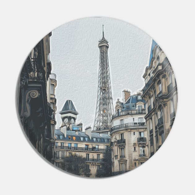 Paris City Pin by World Wonder