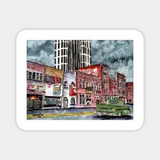 Nashville Tennessee country music art Magnet