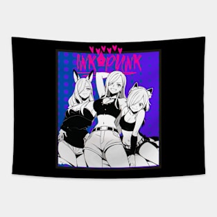 Ink Punk Trio Tapestry