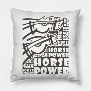 Two Horses Pillow