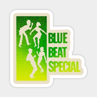 blue beat special ska graphic Magnet