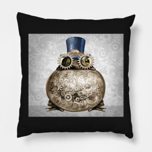 Steam Punk Frog Pillow