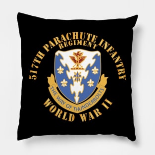 517th Parachute Infantry Regiment - WWII w DUI X 300 Pillow