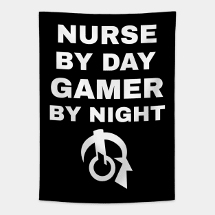 Nurse By Day Gamer By Night Tapestry