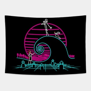 Nightmare Neon Tapestry