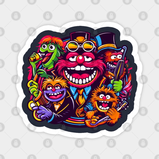 Dr Teeth And The Electric Mayhem #003 Magnet by kreasioncom