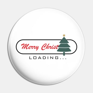 Christmas Is Loading Pin