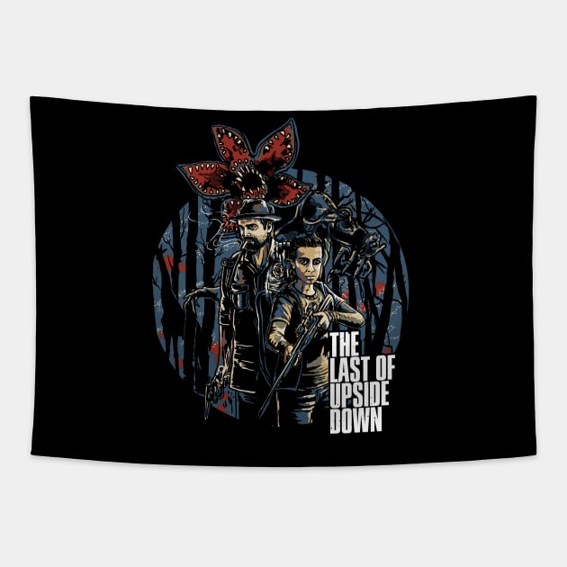 the last of upside down Tapestry by art of gaci