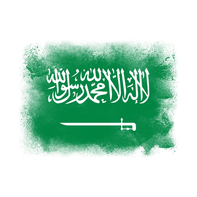 Saudi Arabia Flag by psychoshadow