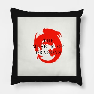 Museum of Dragons Textual Logo Pillow