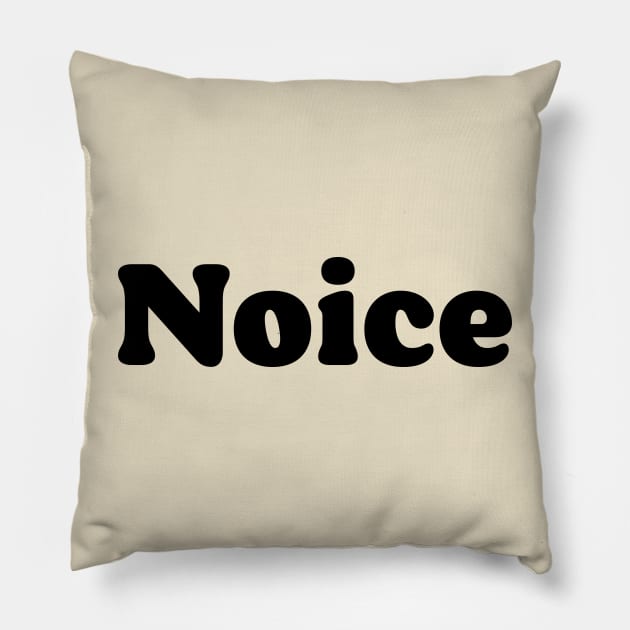 Noice v2 Pillow by SharkPants