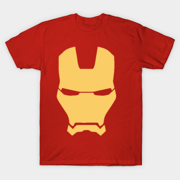Iron Man Helmet - Tony Stark - T-Shirt | TeePublic