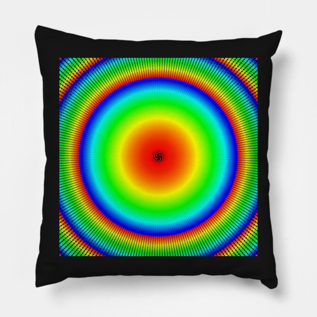 Phyllotaxis_012 Pillow by rupertrussell