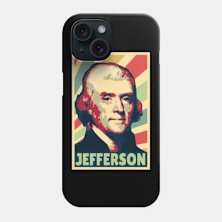 Thomas Jefferson Vintage Colors Phone Case