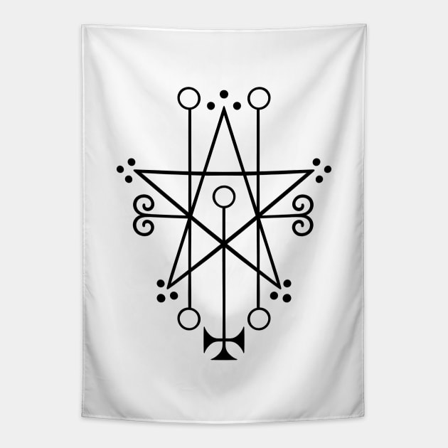 Sigil of Astaroth Tapestry by OccultOmaStore