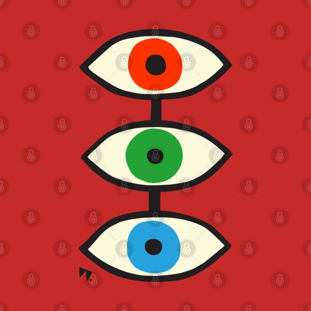 Triclops ( aka RGB Eyes ) by waltoons