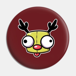 Gir The Red Nose Reindeer Pin