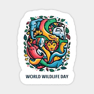 WORLD WILDLIFE DAY Magnet