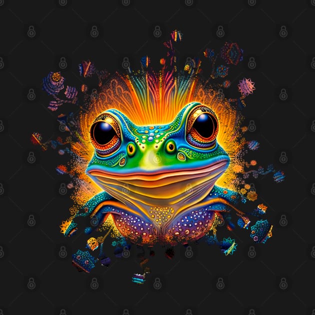 Froggy Animal Spirit (25) - Trippy Psychedelic Frog by TheThirdEye