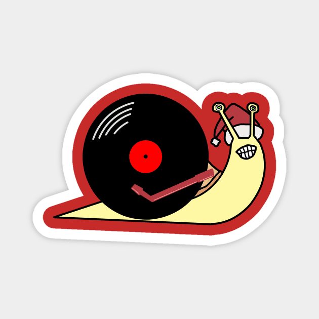 25-Hour Holiday Radio Show snail (no text) Magnet by jonsolomon