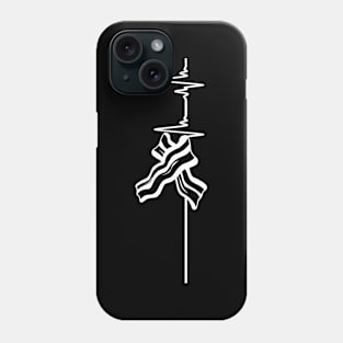 Heartbeat Bacon back to Life Vital Sign Love for bacon Phone Case