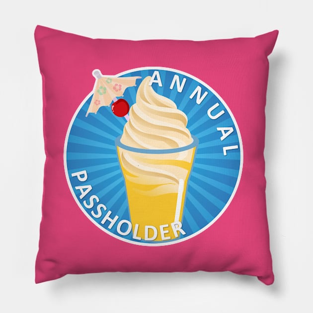 Pineapple Whip Passholder Pillow by EnchantedTikiTees