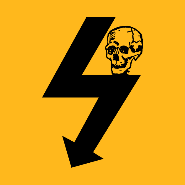 Electric Hazard Skull Sign by BuzzBenson