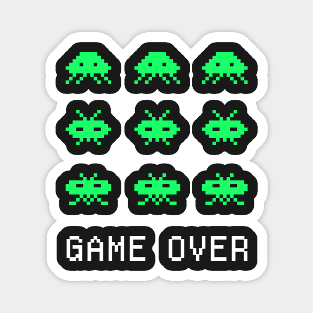 Game Over Pixel Sticker by created by South for iOS & Android