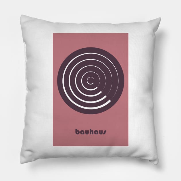 Bauhaus #120 Pillow by GoodMoreInc