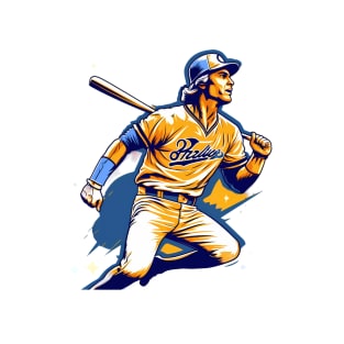 Retro Baseball Player T-Shirt