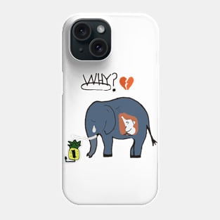 The pineapple elephant is dead Phone Case