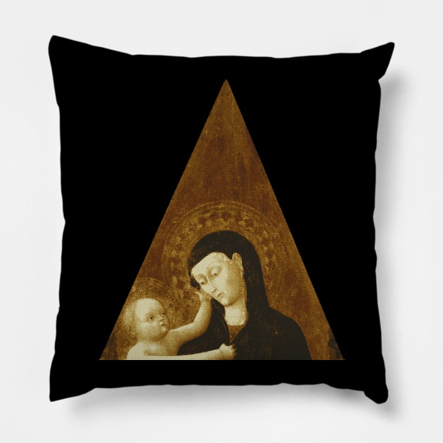 Mary, Mother of Jesus Pillow by banditotees